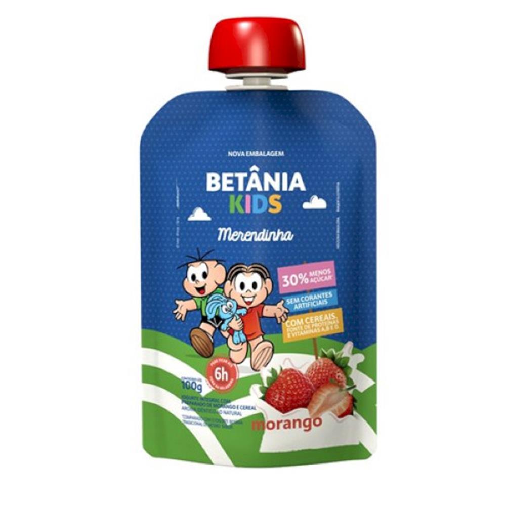 Iogurte-Integral-Morango-Merendinha-Betania-Kids-100g
